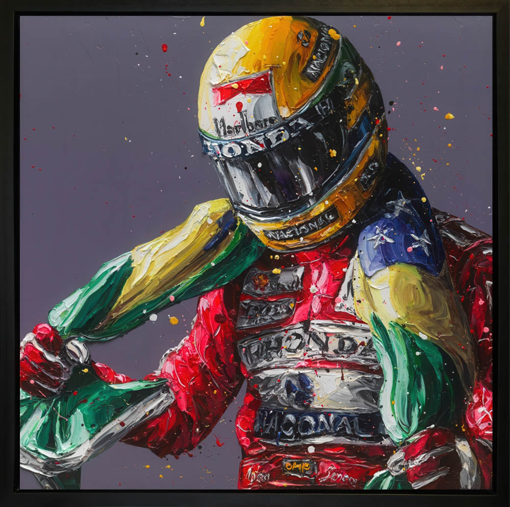 Senna Flag 25th Anniversary - Wall of Champions