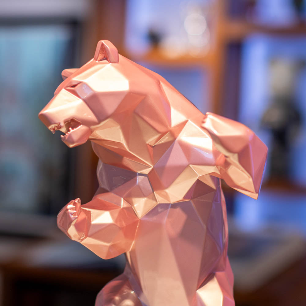 Standing Wild Bear, Pearl Pink