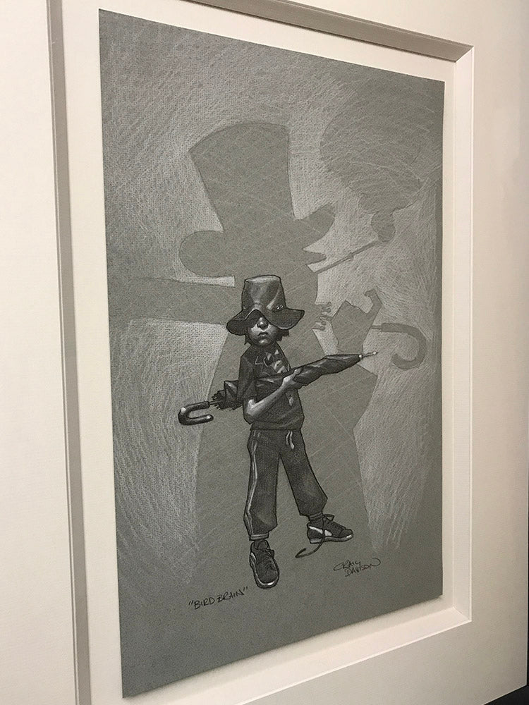 Bird Brain, Original Pencil Sketch