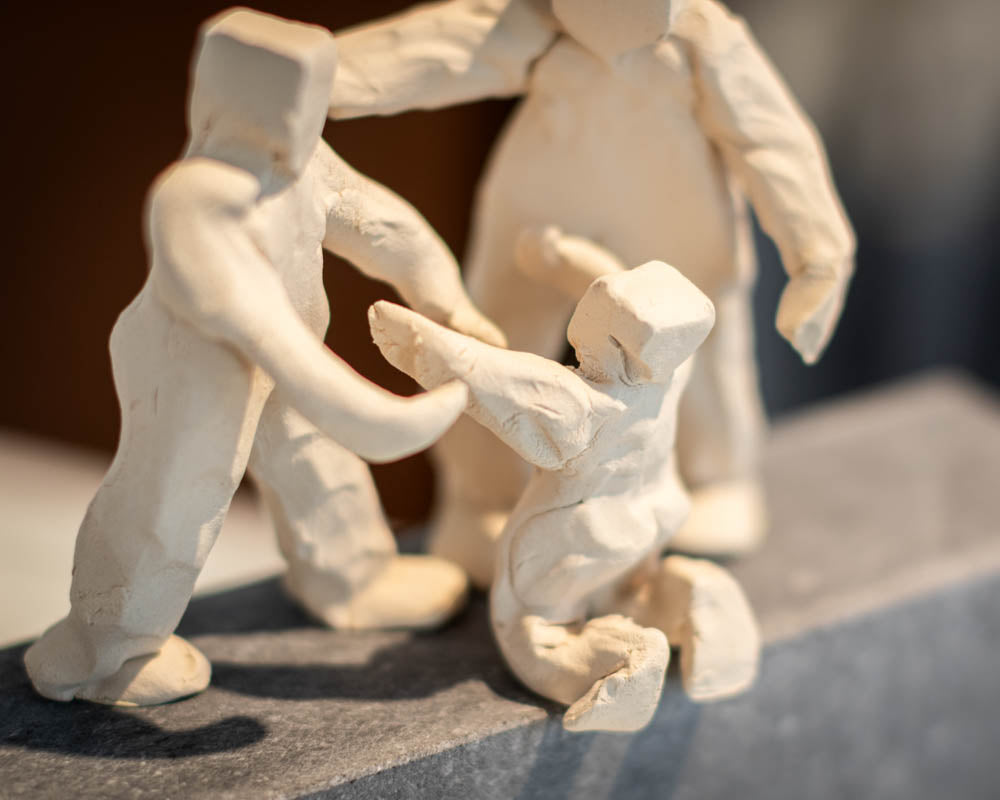 Bo-men On Stone 2 With Child