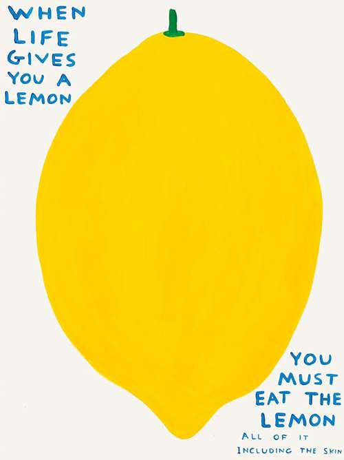 When Life Gives You A Lemon - Framed Poster