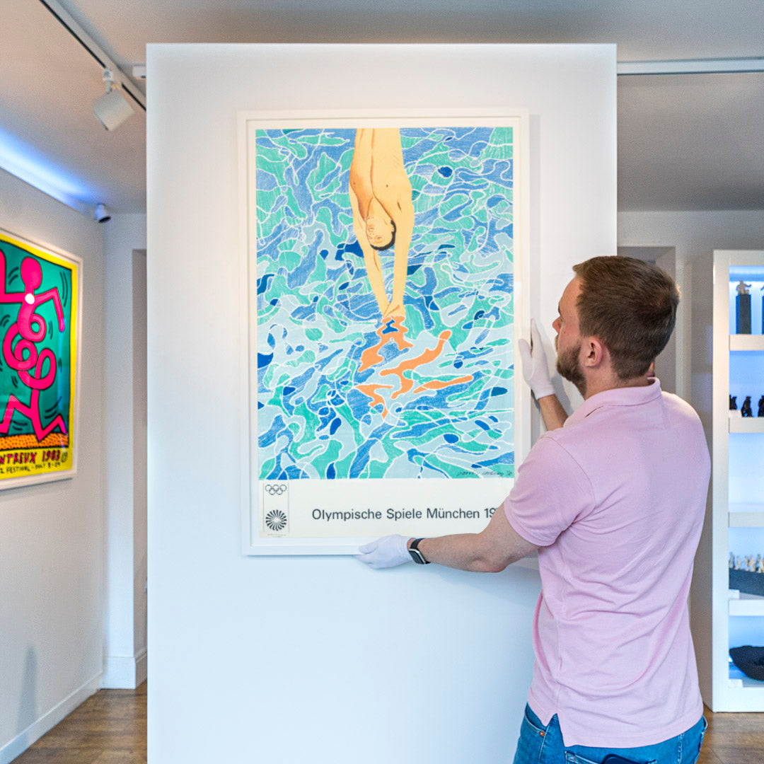 Olympic Games Munich 1972, (1970), (The Diver) Print Signed