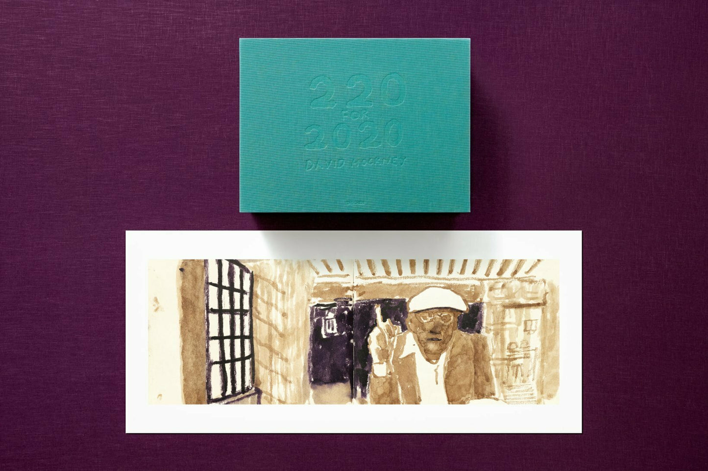 David Hockney. 220 for 2020. Art Edition No. 101–200 ‘Self-Portrait in My Living Room’