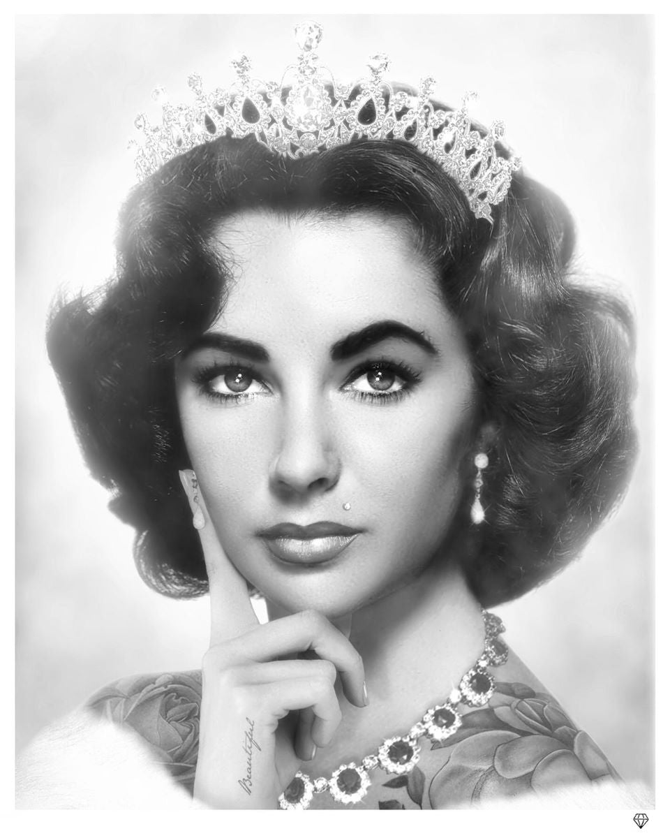 Elizabeth Taylor - Black and White