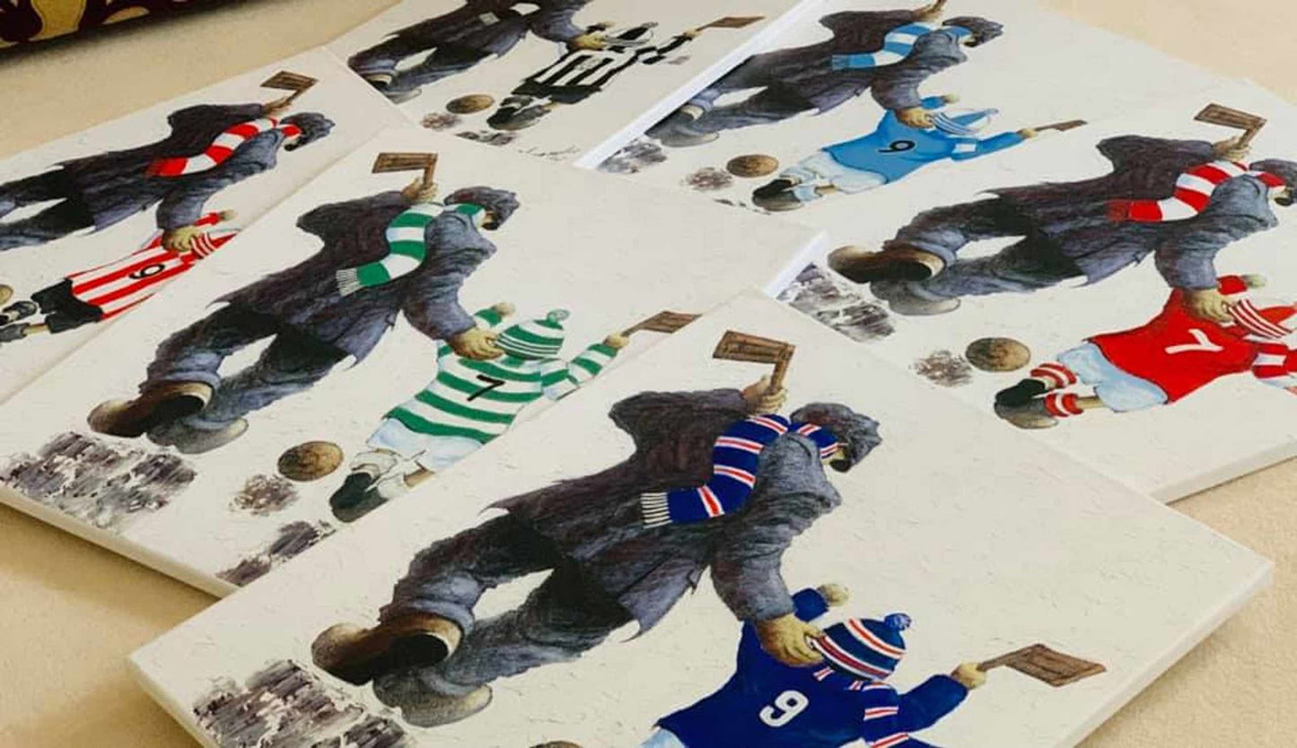 The Beautiful Game - Monoprint