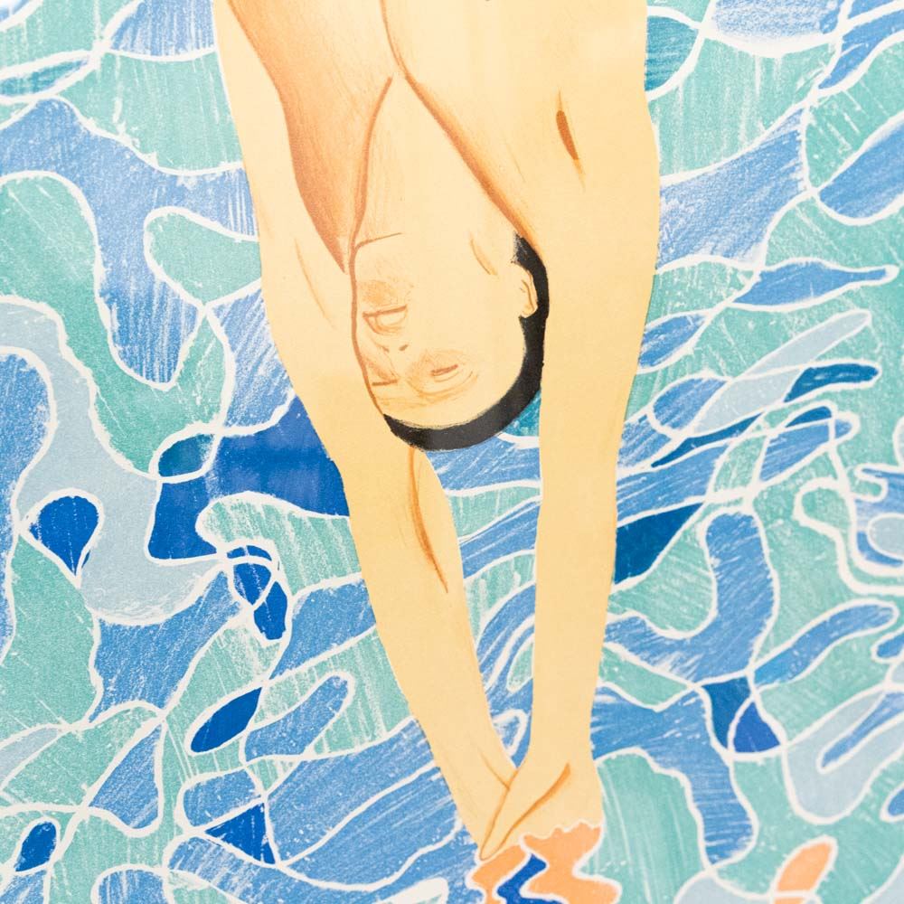 Olympic Games Munich 1972, Hand Signed 'The Diver'