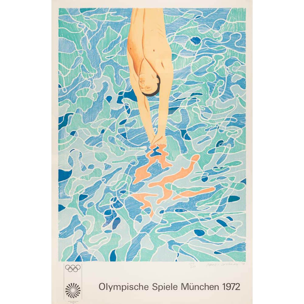 Olympic Games Munich Hand Signed 1972 'The Diver'