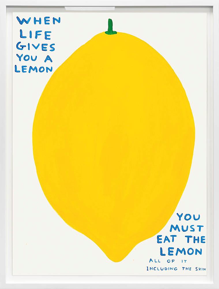 When Life Gives You A Lemon - Framed Poster