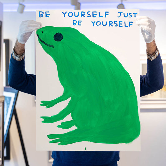 Discovering David Shrigley's 2023 Masterpiece: "Be Yourself, Just Be Yourself"