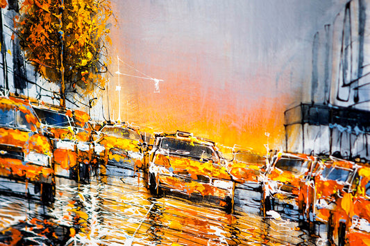 Nigel Cooke and a cafe society - Paris, New York or London