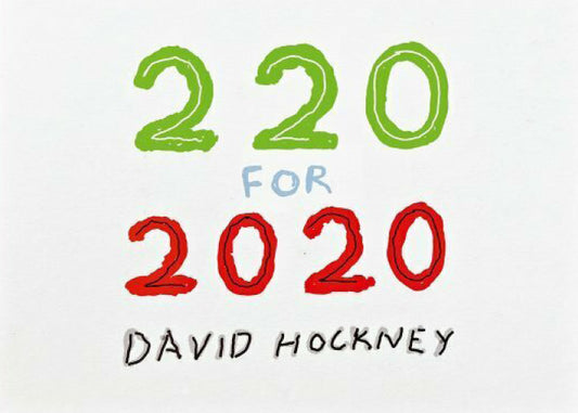 David Hockney. 220 for 2020. XXL book by David Hockney