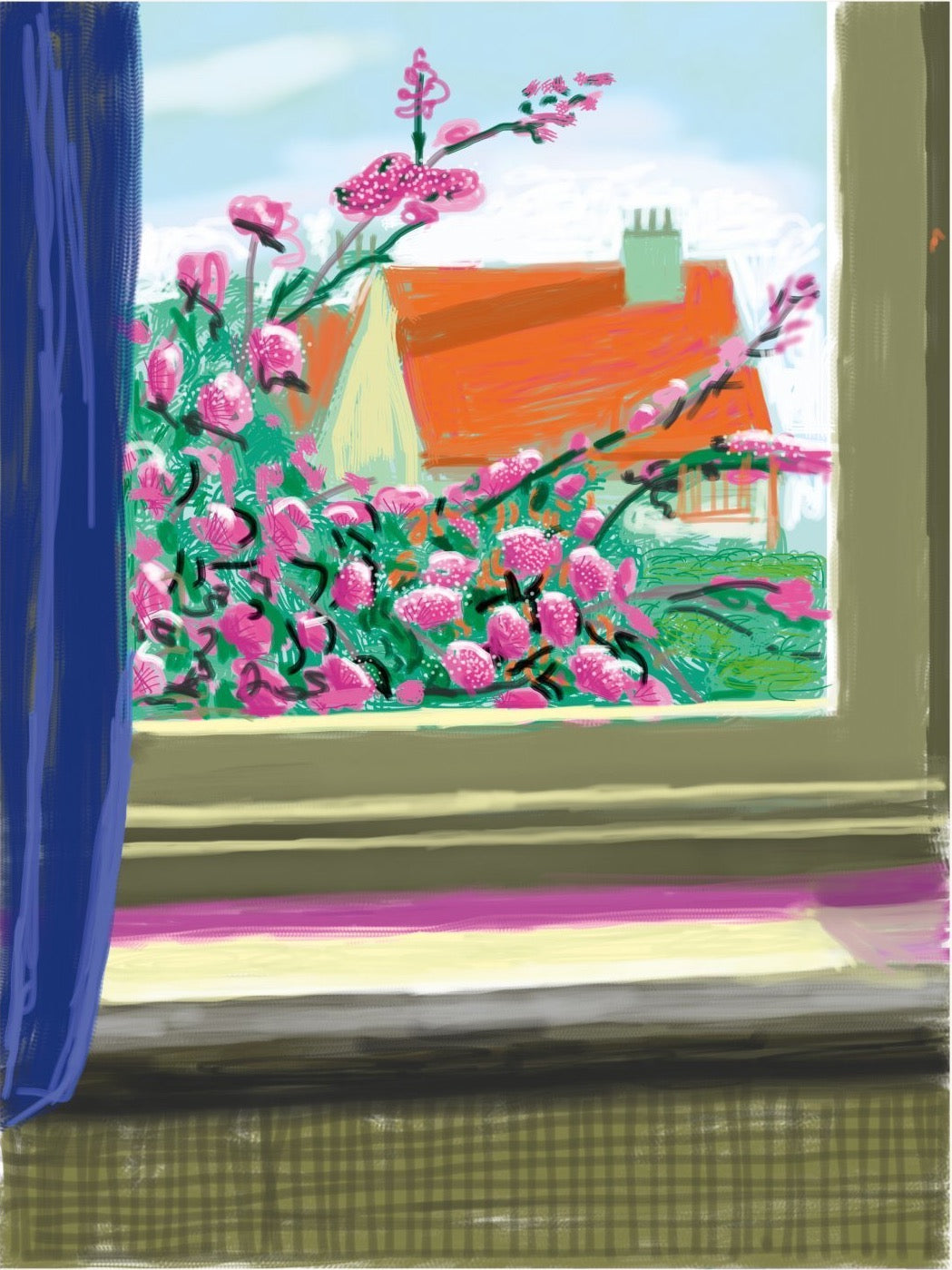 David Hockney My Window: Art Edition D (Nos. 751 to 1,000) with signed print No. 778, 17th April 2011