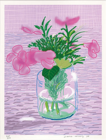 David Hockney - Untitled no. 329, from A Bigger Book: Art Edition A