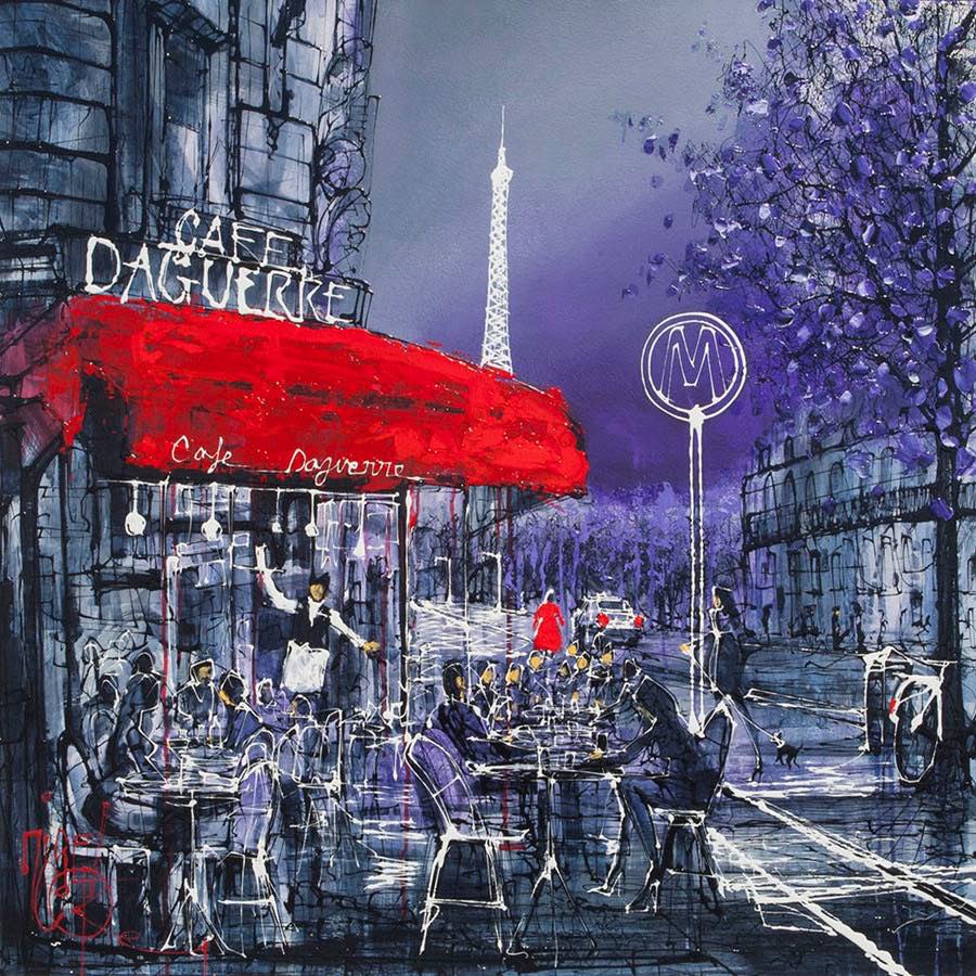 Artist Nigel Cooke Paints Paris and Cafe Degeurre