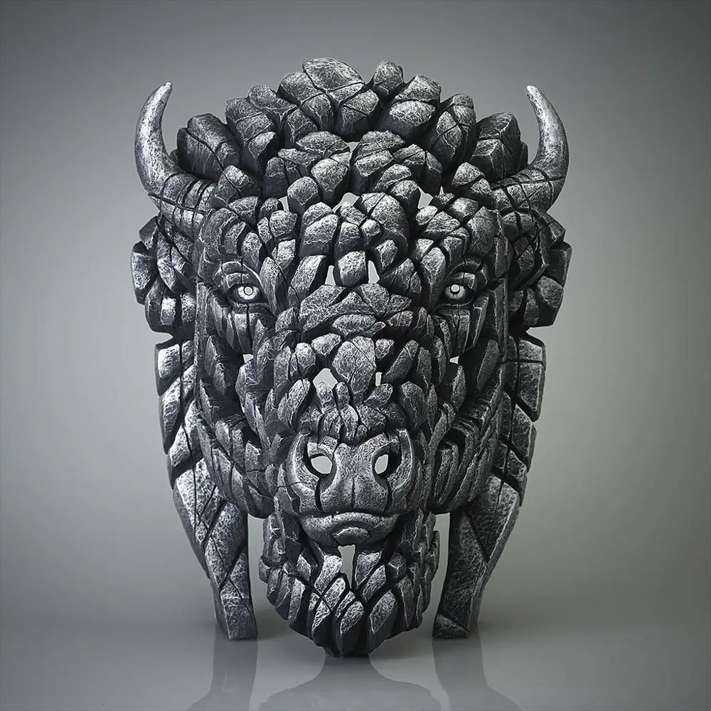 Bison Bust 'Manitou' (Silver) - Limited Edition