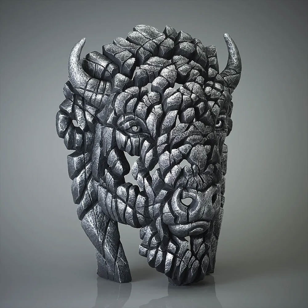 Bison Bust 'Manitou' (Silver) - Limited Edition