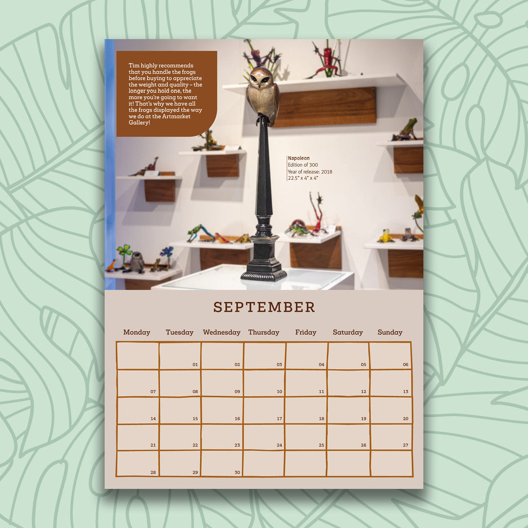 Tim Cotterill - Frogman 2026 Calendar