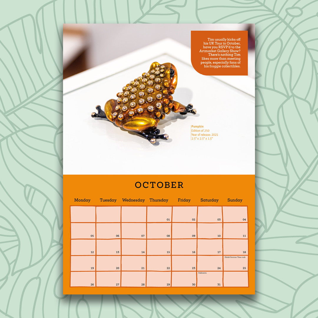 Tim Cotterill - Frogman 2026 Calendar