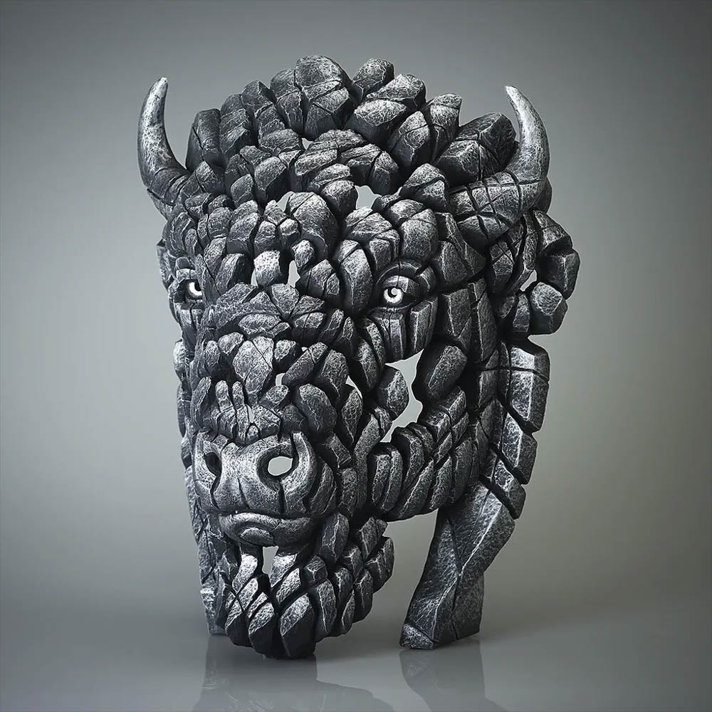 Bison Bust 'Manitou' (Silver) - Limited Edition