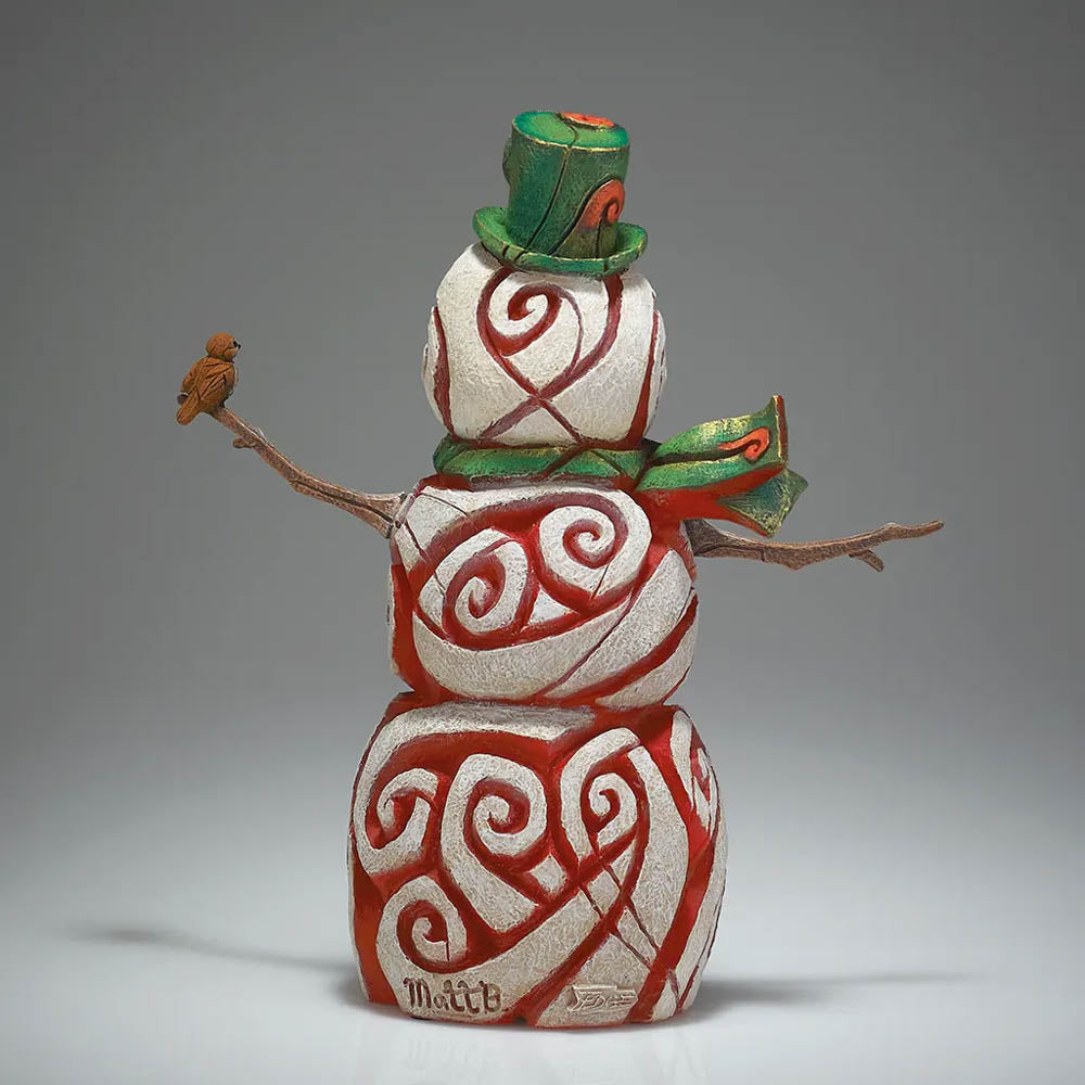 Snowman Illumination in Red