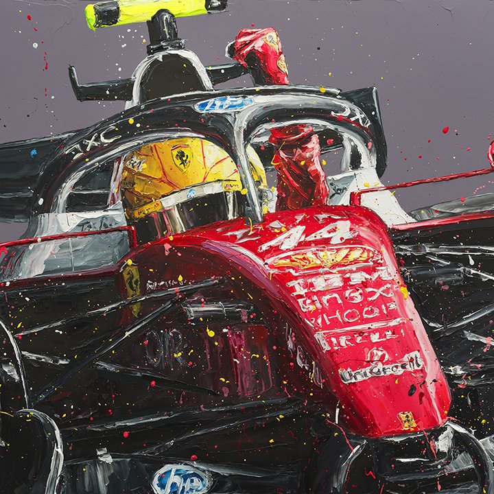 Lewis First Win - Barcelona - Wall of Champions