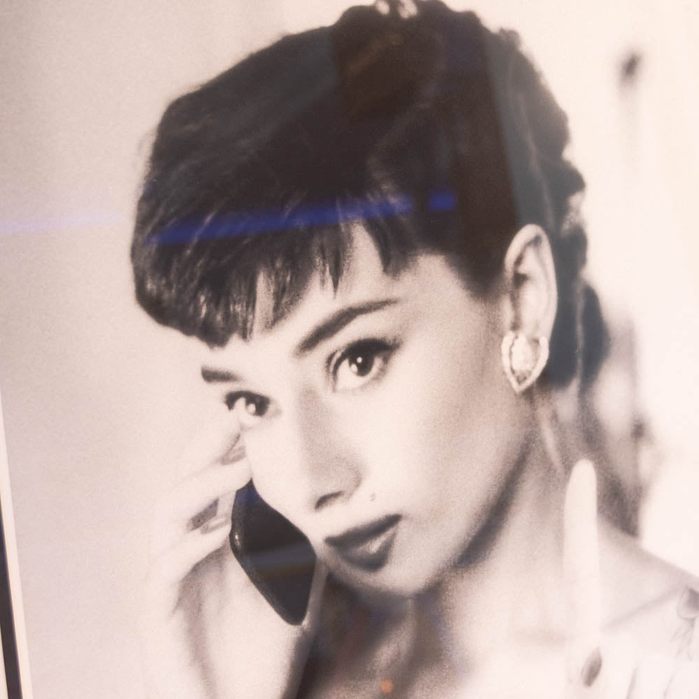 Audrey Selfie (Black & White)