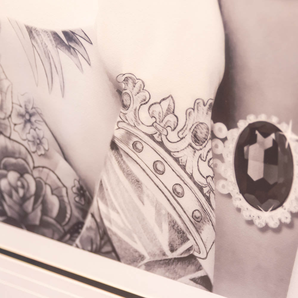 Diana Tattoo (Black & White)