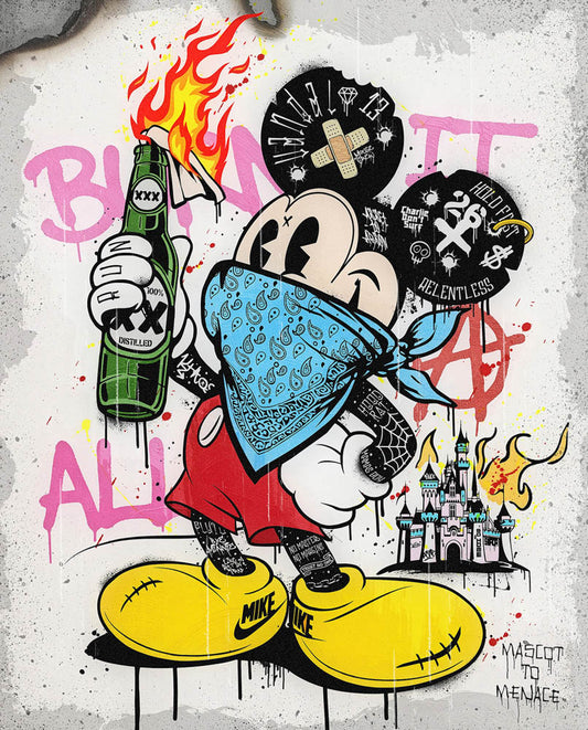 Mascot To Menace - Blue