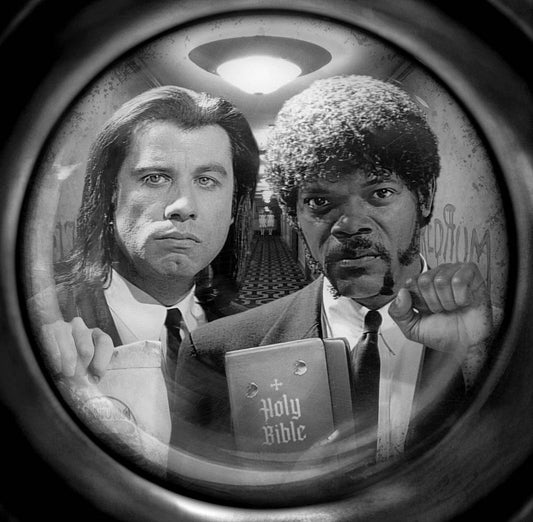 The Path Of The Righteous Man - Black and White - Small