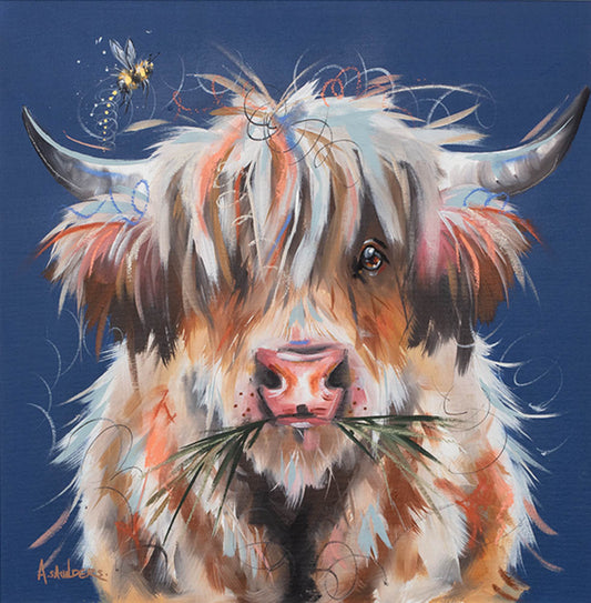 Moo In Blue