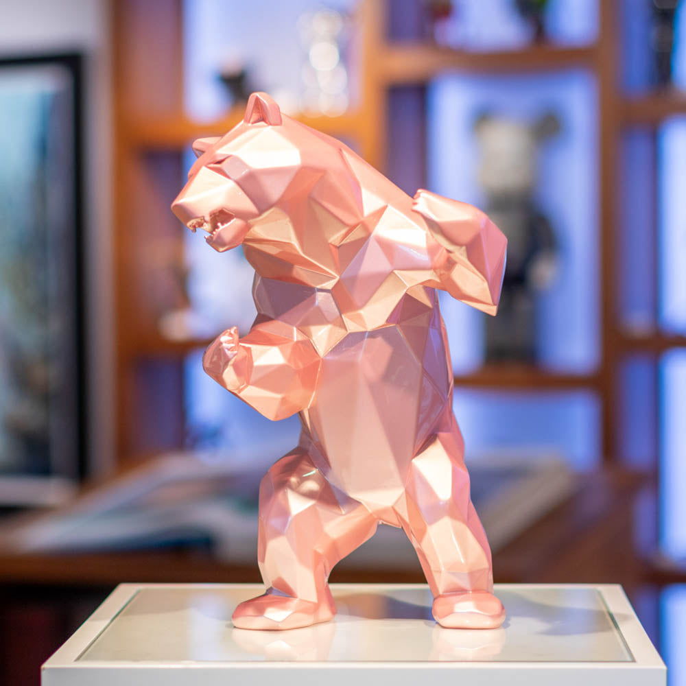 Standing Wild Bear, Pearl Pink