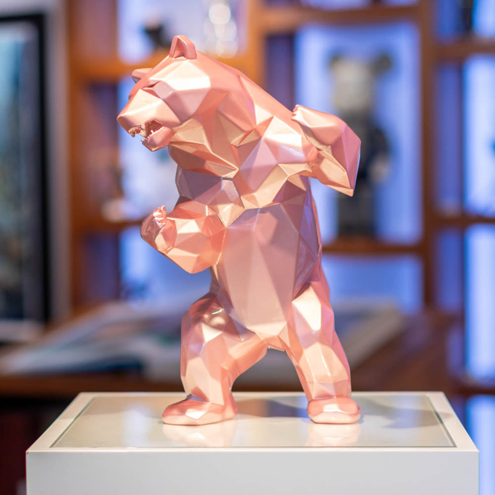 Standing Wild Bear, Pearl Pink