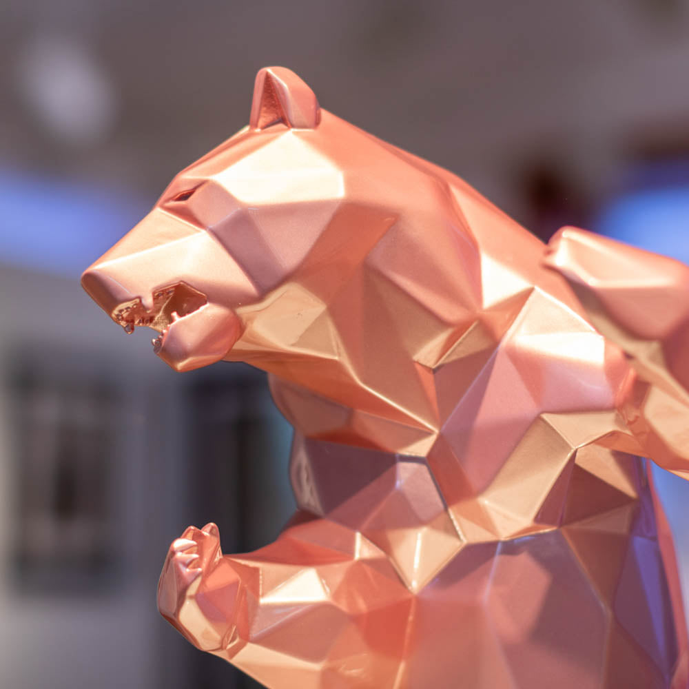 Standing Wild Bear, Pearl Pink
