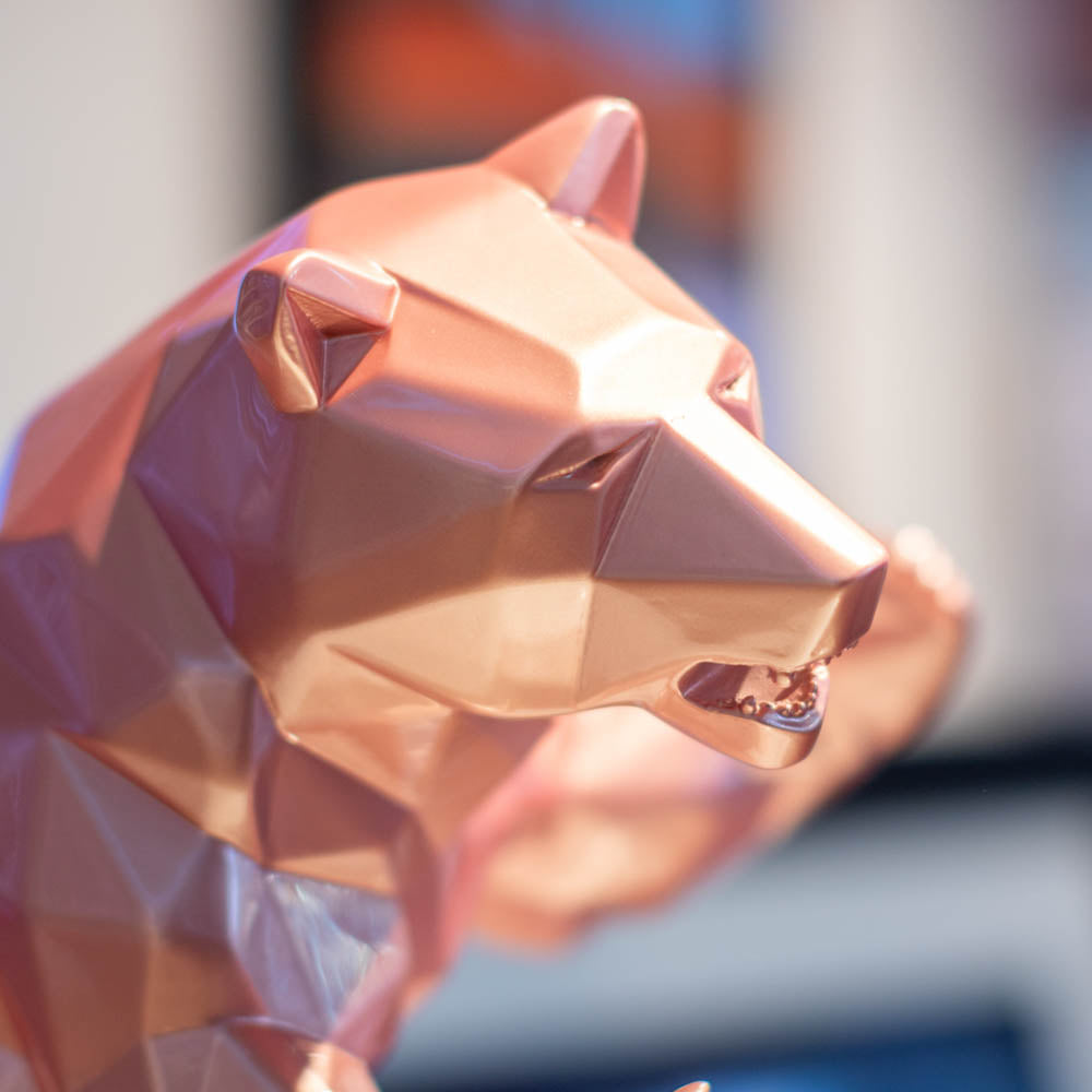 Standing Wild Bear, Pearl Pink