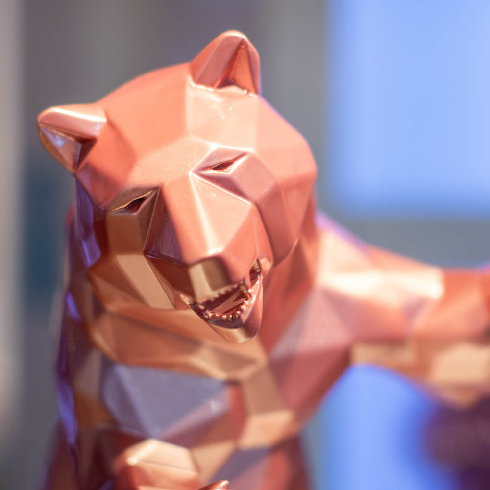 Standing Wild Bear, Pearl Pink