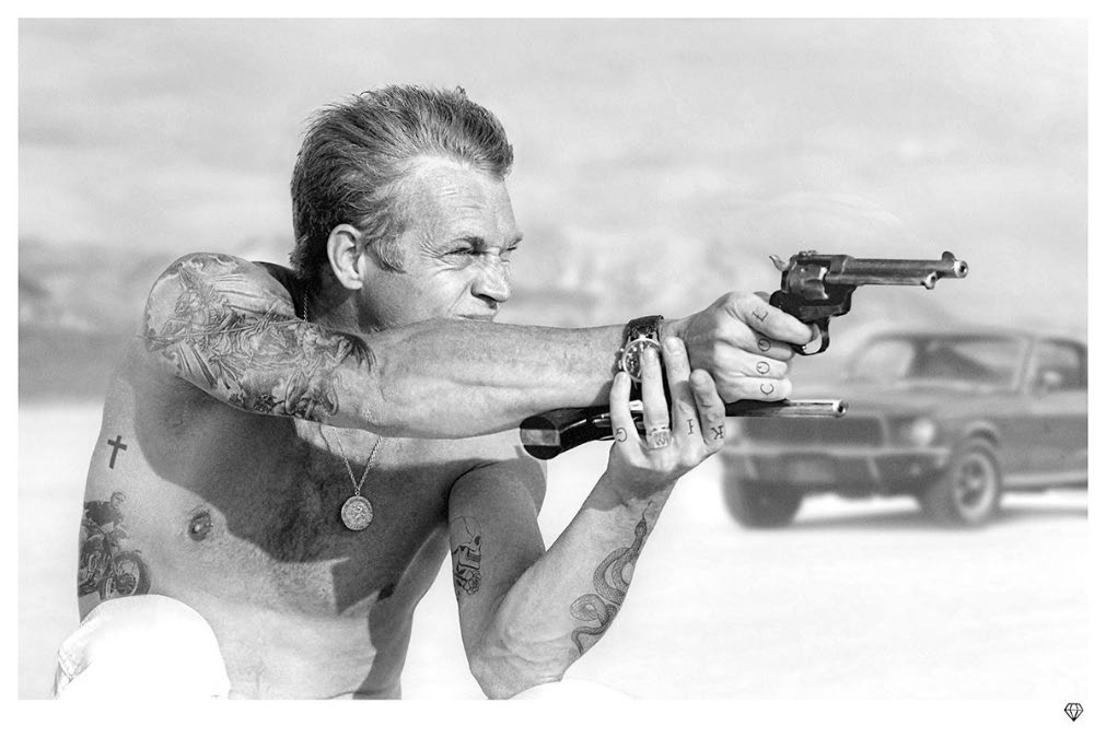 Bullitt From A Gun - Black  White