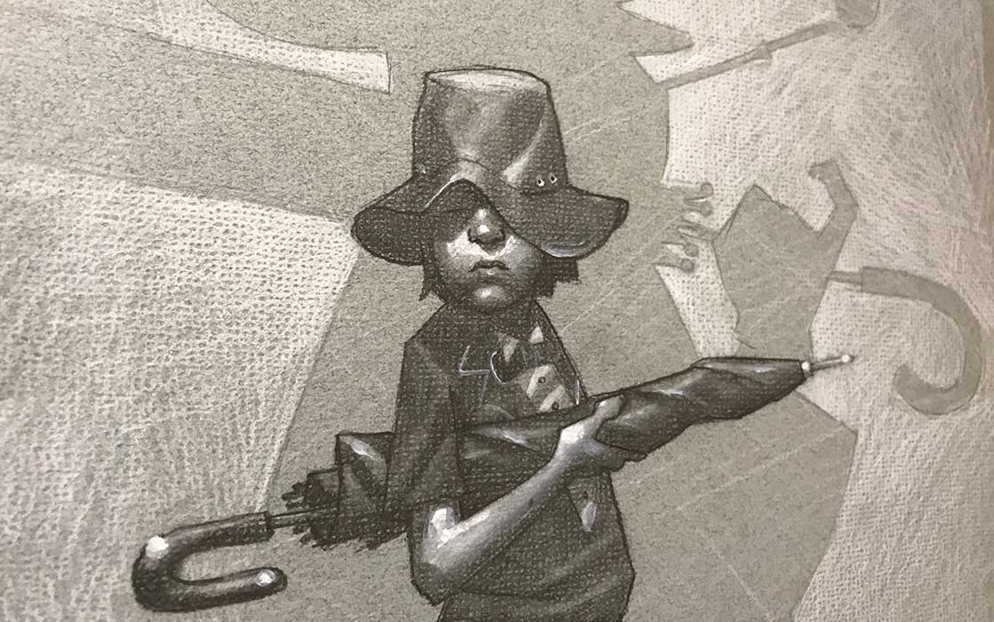 Bird Brain, Original Pencil Sketch