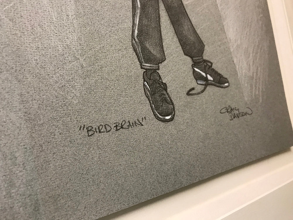 Bird Brain, Original Pencil Sketch