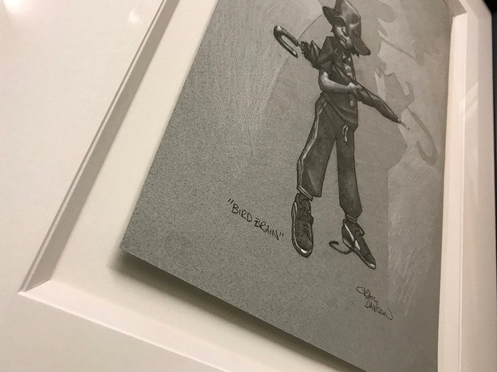 Bird Brain, Original Pencil Sketch