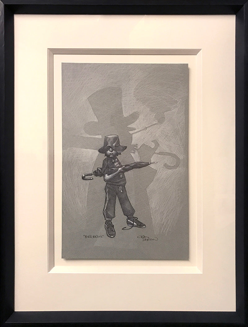 Bird Brain, Original Pencil Sketch