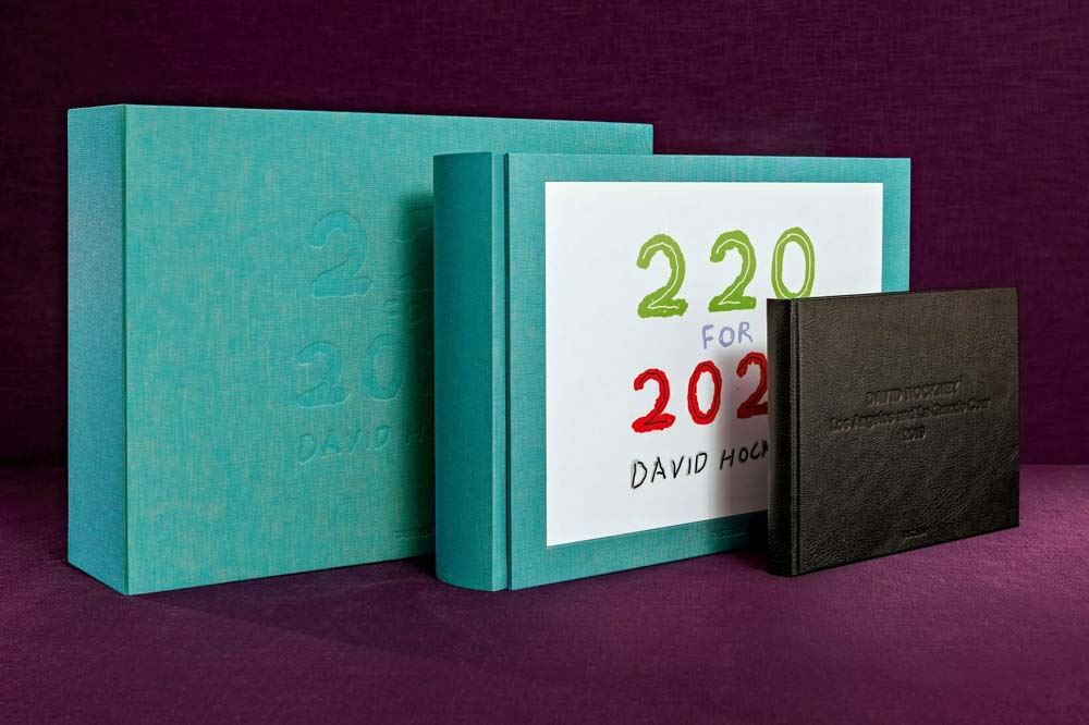 David Hockney. 220 for 2020. Art Edition No. 1–100 ‘Spilt Ink with Tests’