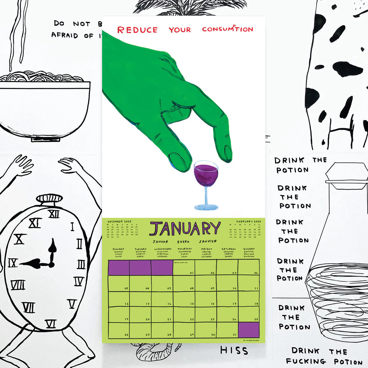Shrigley 2026 Calendar