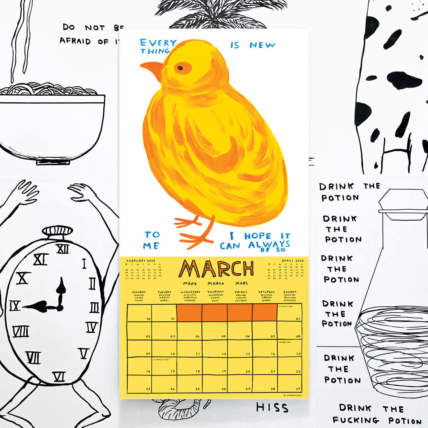 Shrigley 2026 Calendar