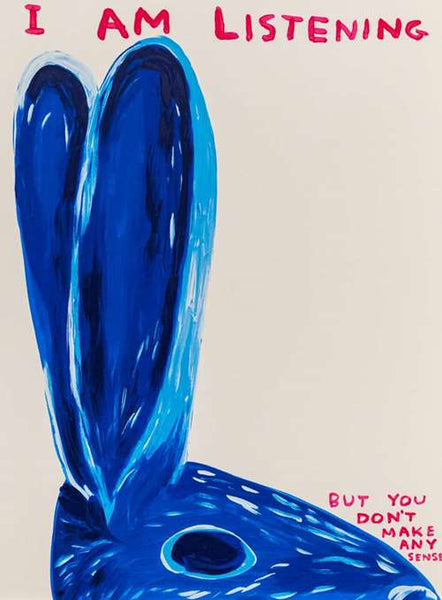 絵画 Listening david-shrigley-untitled-i-am-