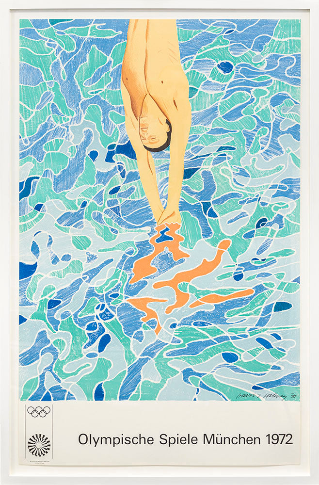 Olympic Games Munich 1972, (1970), (The Diver) Print Signed