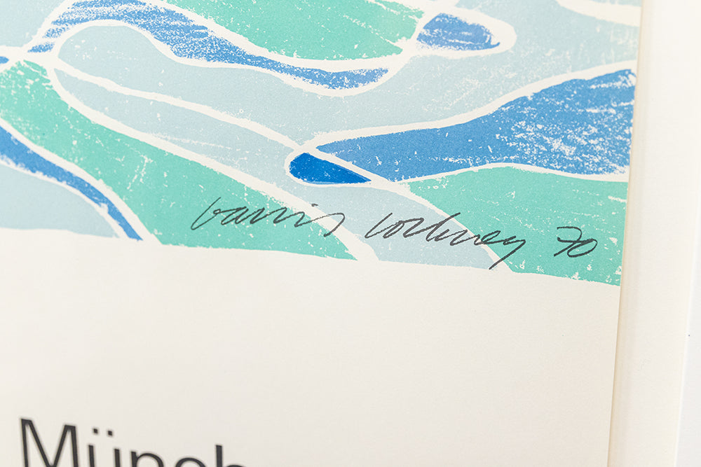 Olympic Games Munich 1972, (1970), (The Diver) Print Signed