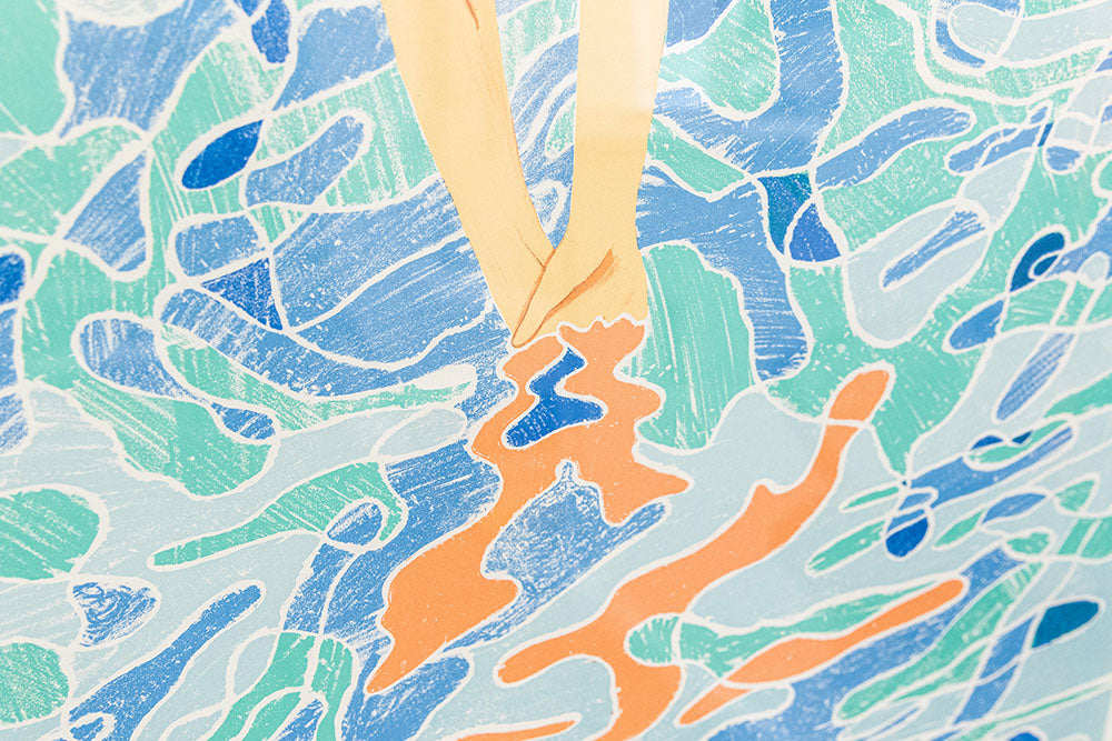 Olympic Games Munich 1972, (1970), (The Diver) Print Signed