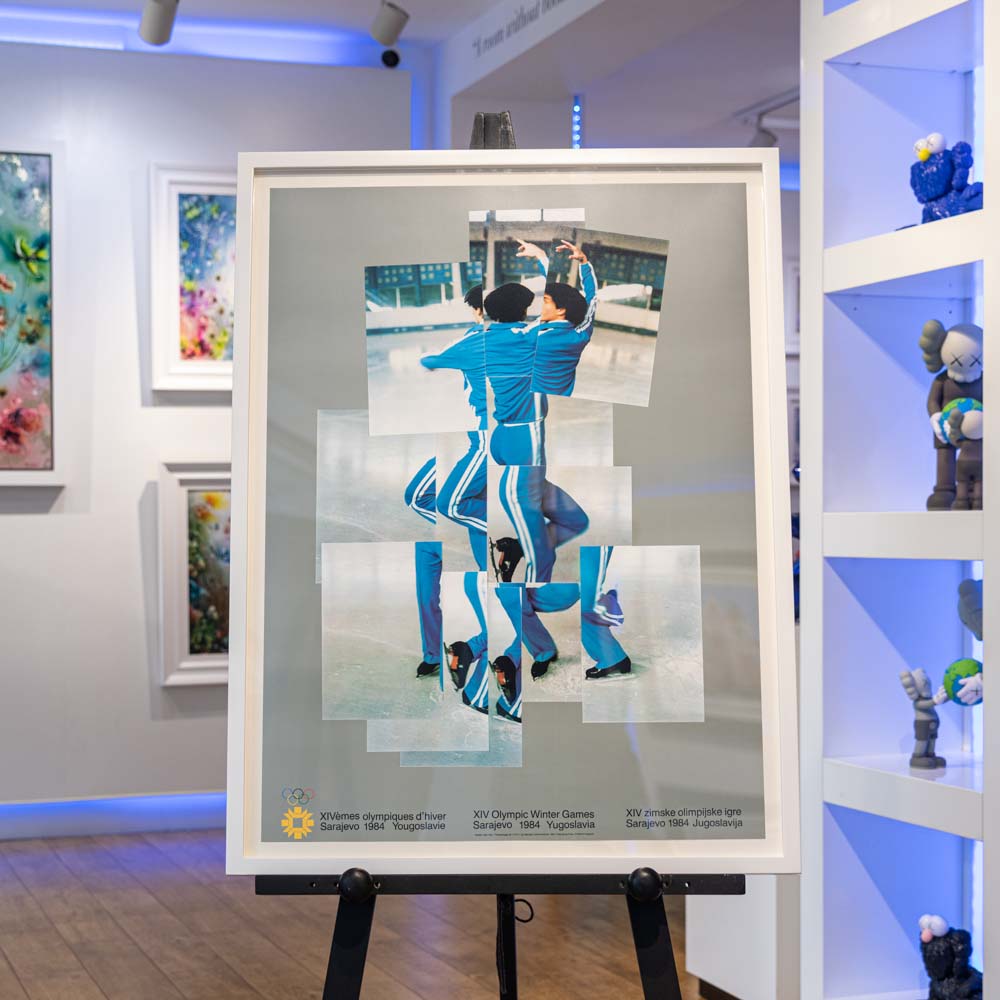 The Skater, XIV Olympic Winter Games 1984, Sarajevo Poster