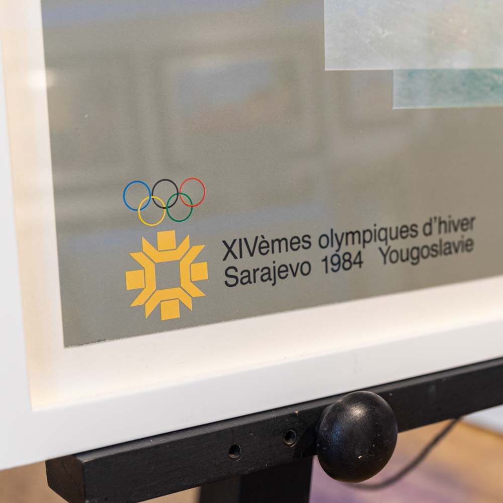 The Skater, XIV Olympic Winter Games 1984, Sarajevo Poster