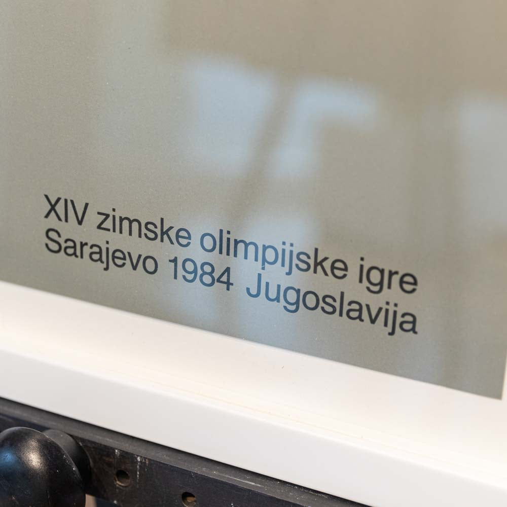 The Skater, XIV Olympic Winter Games 1984, Sarajevo Poster